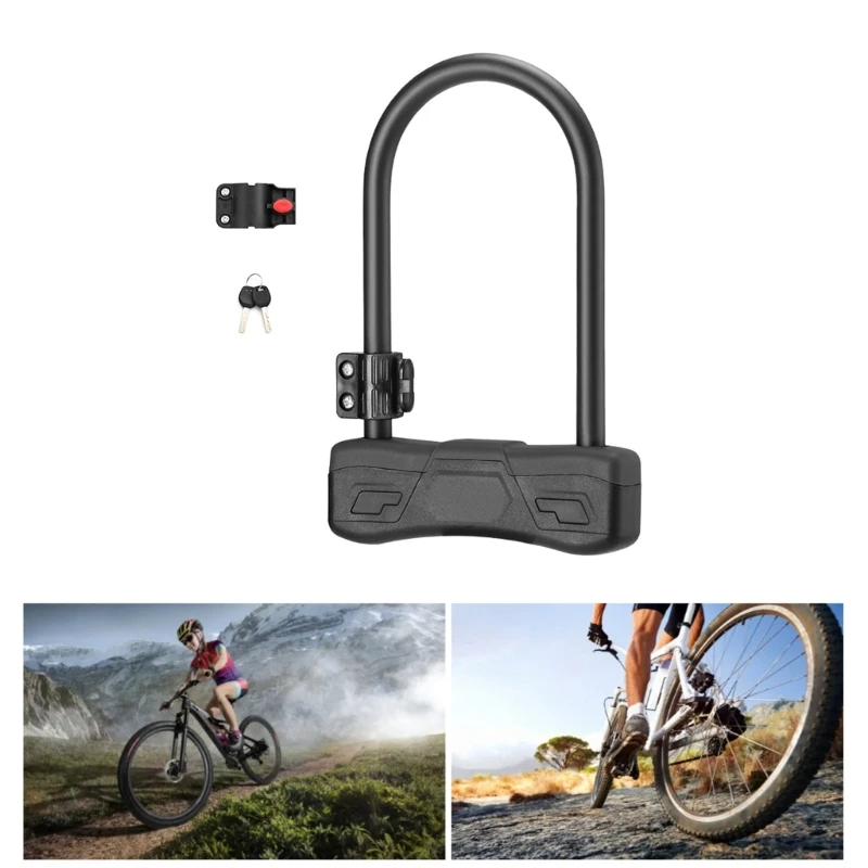 

E8BF Mountain Bicycles Lock Light Waise Portables Lock Lock Simple Mantage Lock