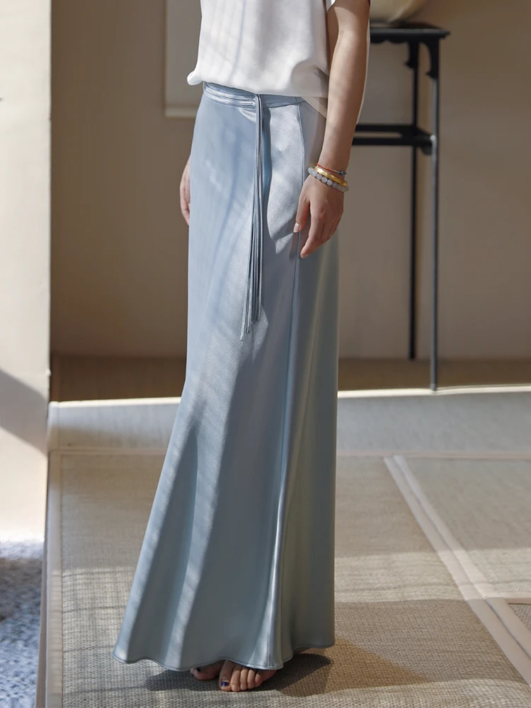 

Ele Commuter Series Skirt High Waist New Chinese Sle Women's Skirt Acetate Fiber Tee-acetate 78% Polyester 22%