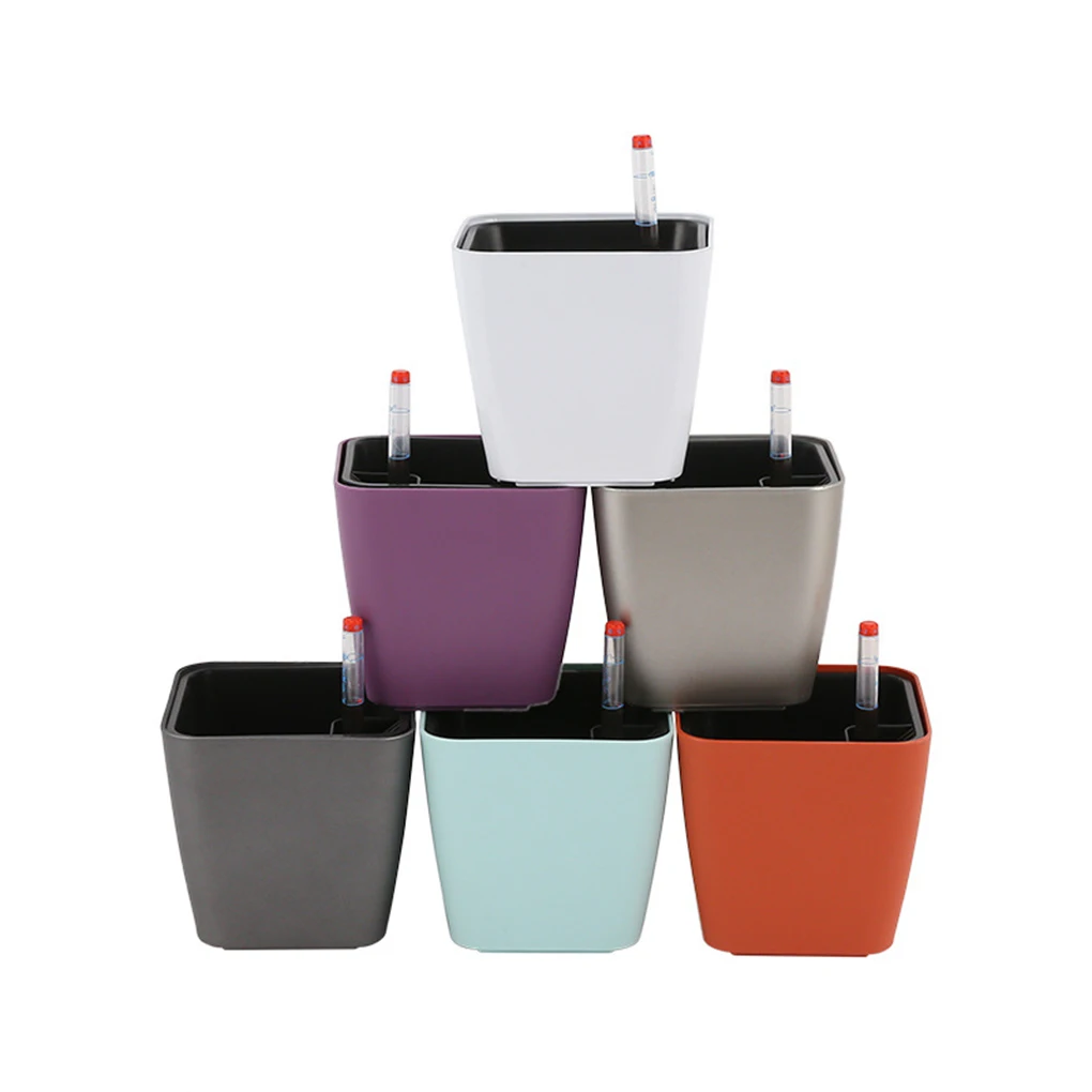 Weather-resistant Flower Pots For Small Spaces Garden S Beauty Durable Self Watering Plant Pot