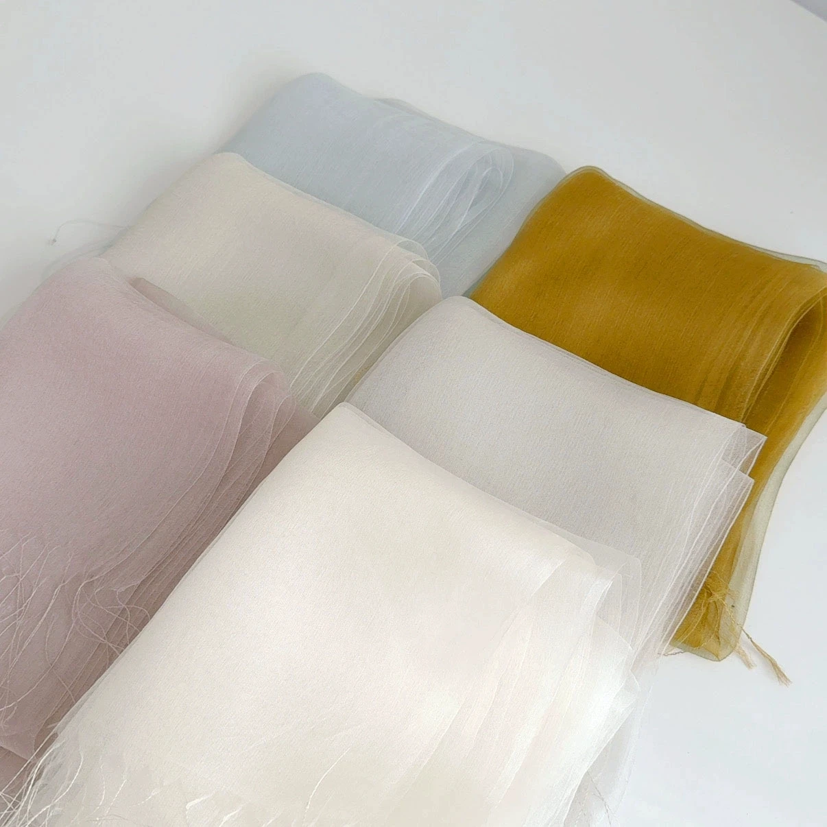 

100% Silk Scarf Women Solid Color Pure Silk Scarf Fashion Female Plain Fairy Thin Sunscreen Scarves and Shawls For Ladies