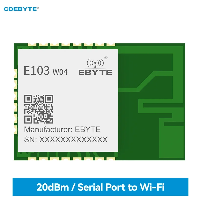 

Serial Port To WIFI Module UART CDEBYTE E103-W04 Modbus IoT Gateway TCP UDP MQTT HTTP FOTA 20dbm Long Distance 70m Smart Home