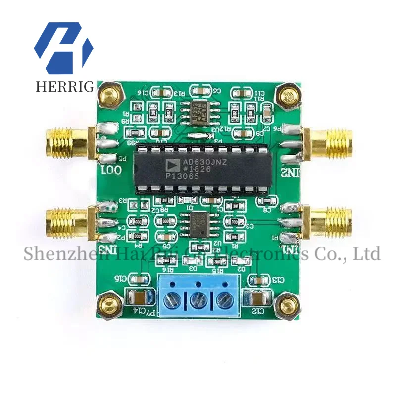 AD630 lock-in amplifier module: phase-sensitive detection/weak signal conditioning/balanced modulation