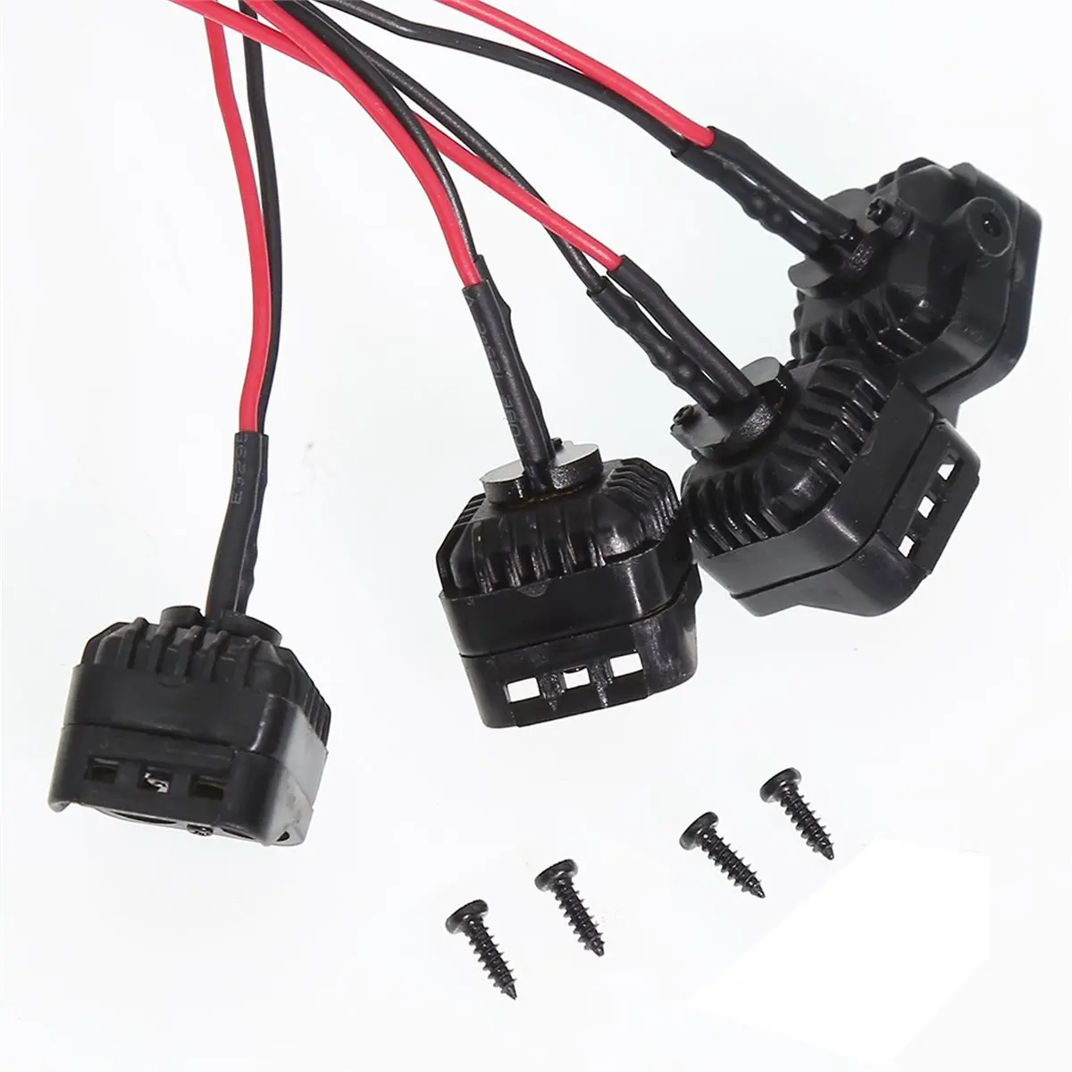doyme RC Car Bright LED Lights Headlight Spotlight for 1/10 RC Crawler Axial SCX10 90046 Wraith Capra Redcat 2-Lights A