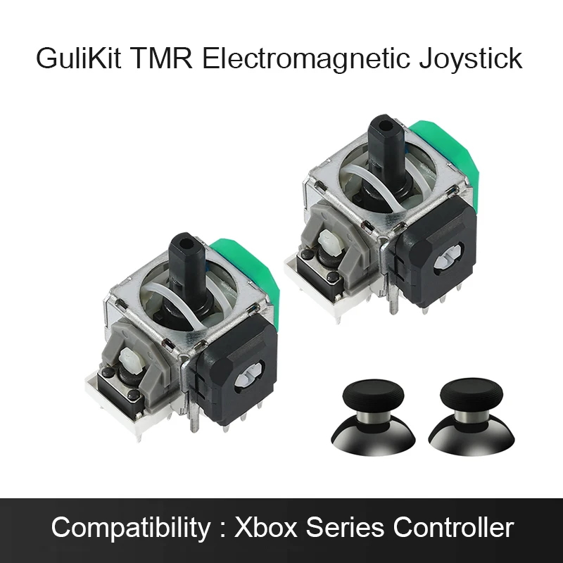GuliKit TMR Joystick met Stok Cap voor PS4 PS5/PS5 Rand Gamepad voor Schakelaar Pro Xbox Serie Controller Game accessoires Reparatie