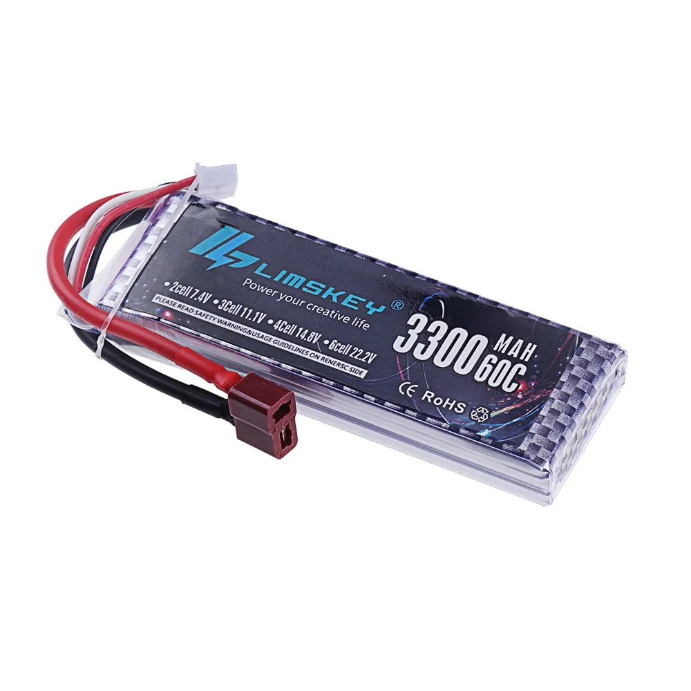 3S 11.1V بطارية ليبو ل 3300mAh 60C مع XT60 DEANS T XT30 JST التوصيل ل RC طائرة كوادكوبتر الطائرة بدون طيار FPV قارب هليكوبتر