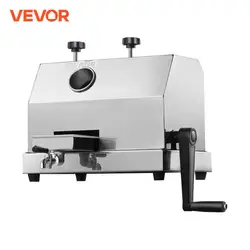 VEVOR Extracteur de Jus de Canne à Sucre Manuel Presse-Canne à Sucre 50 kg/h en Acier Inoxydable avec 3 Rouleaux Grande Entrée Presse-Agrumes pour Extraction de Jus Domestique et Commerciale Boisson