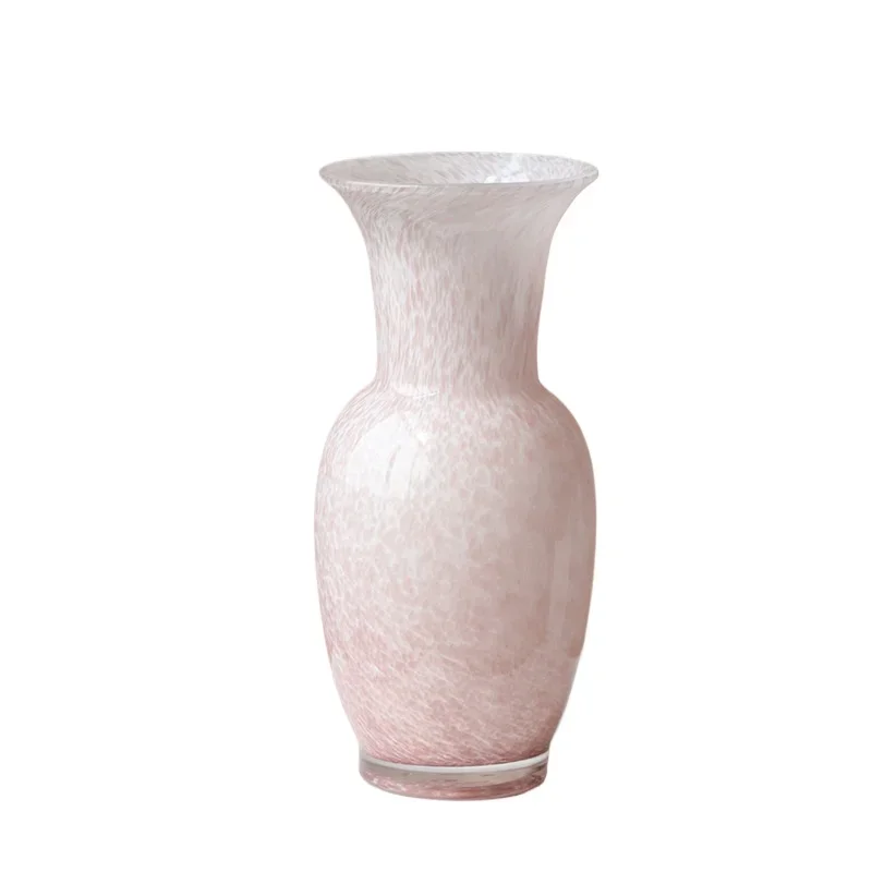 New Chinese glass vase ornament living room flower arrangement utensils dining table decoration art niche good-looking