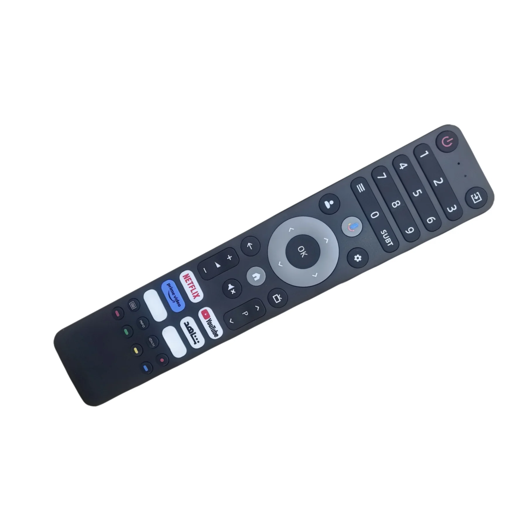 جهاز تحكم عن بعد صوتي OEM عالمي لتلفزيون CHIQ، BLAUPUNKT، OK،WANSA، G-Guard، impex Smart HD LED LCD TV Android TV