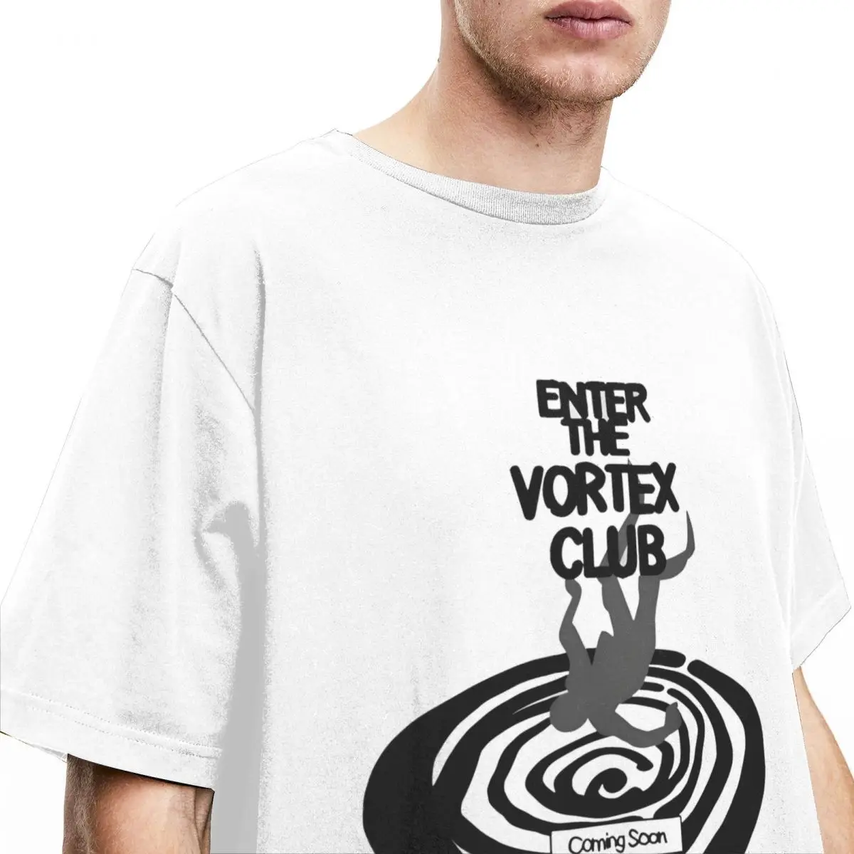 Enter The Vortex Club T-Shirts Life is Strange 100% Cotton Tees Beach Vintage Short Sleeve T Shirt O-Neck Popular Casual Shirt