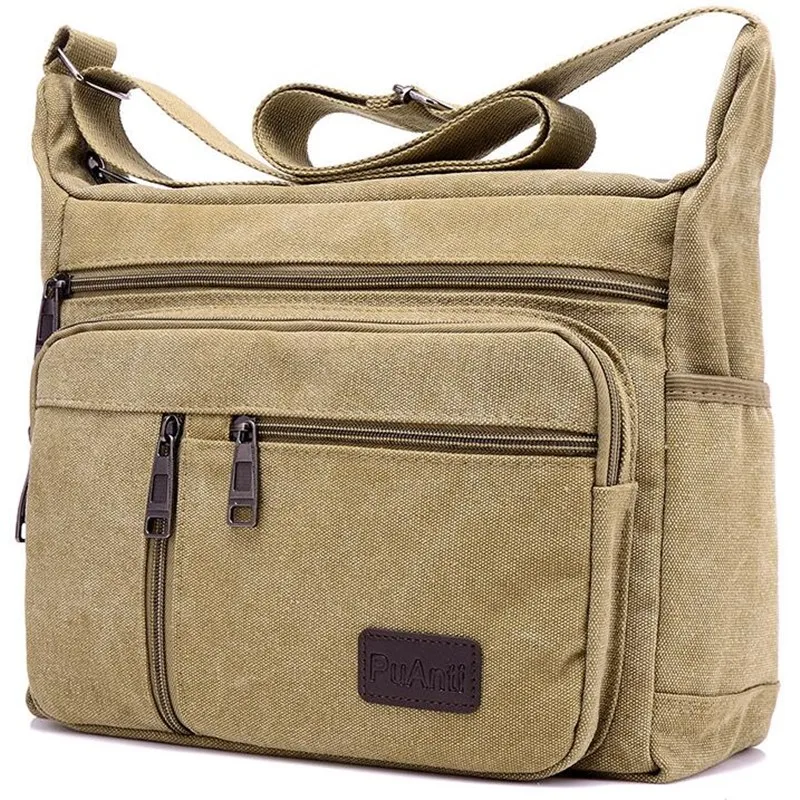 Lona do vintage sacos de ombro ocasional bolsa de viagem dos homens crossbody saco de mensageiro de luxo moda alta qualidade bolsa