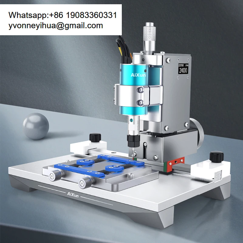 AIXUN Chip Grind Specialist Designed For Touch IC Nand CPU Motherboard Chip Grinding CNC ER8 Chuck Adjustable Speed Regulation