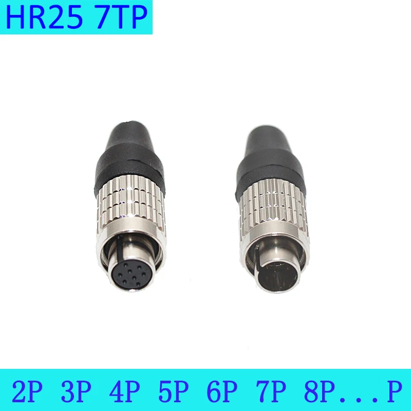 

Hirose Threaded Connector HR25 7TP 8S 8Pin Activity Male Female Socket Plug Camera Cable Automation Equipment Power Connector