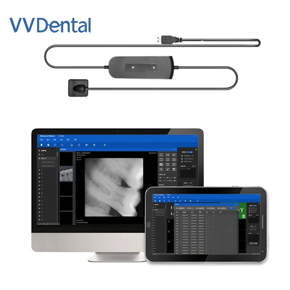 VV Dental Digital Xray Sensor Small/Large Size Clear Image With Locator Original 2 year Warranty Imaging System X-Ray RVG