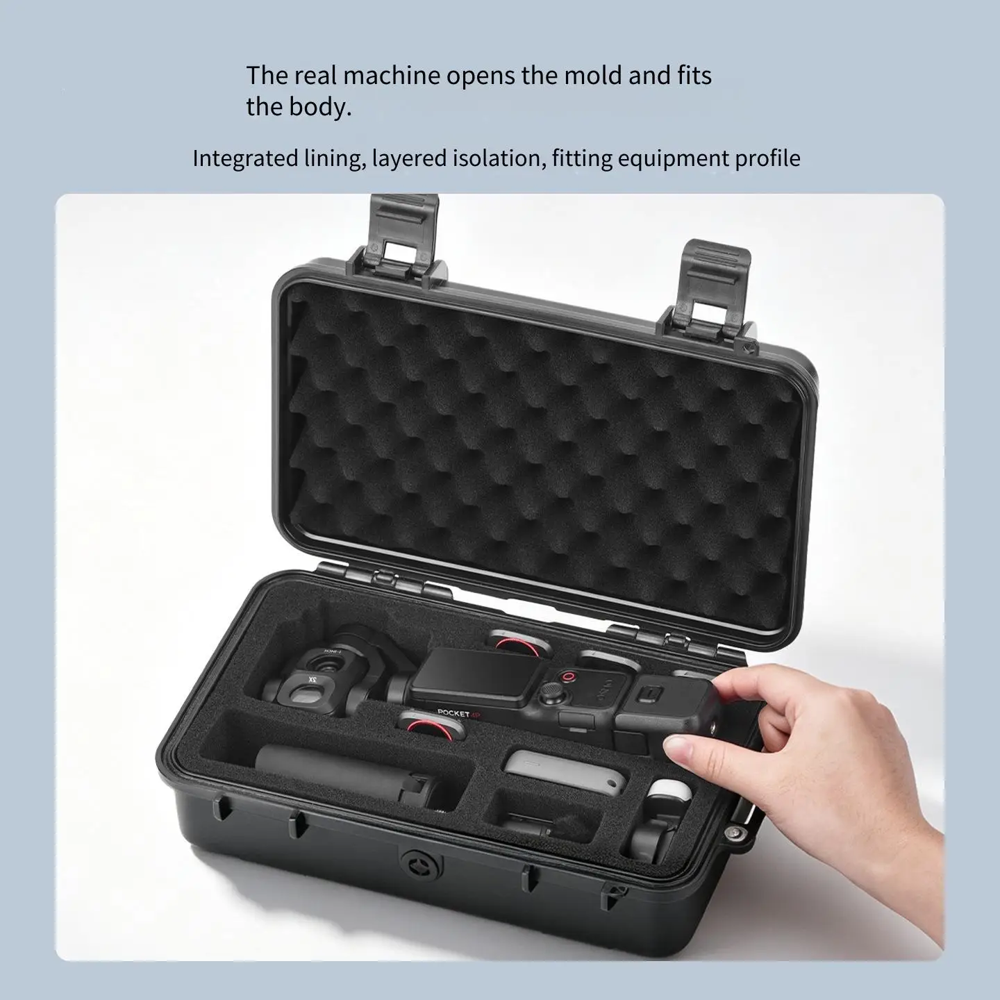 For DJI Pocket 4P Waterproof Hard Case Portable Carrying Case Anti-scratch Travel Box For DJI Osmo Pocket 4P Camera Accessories image 4