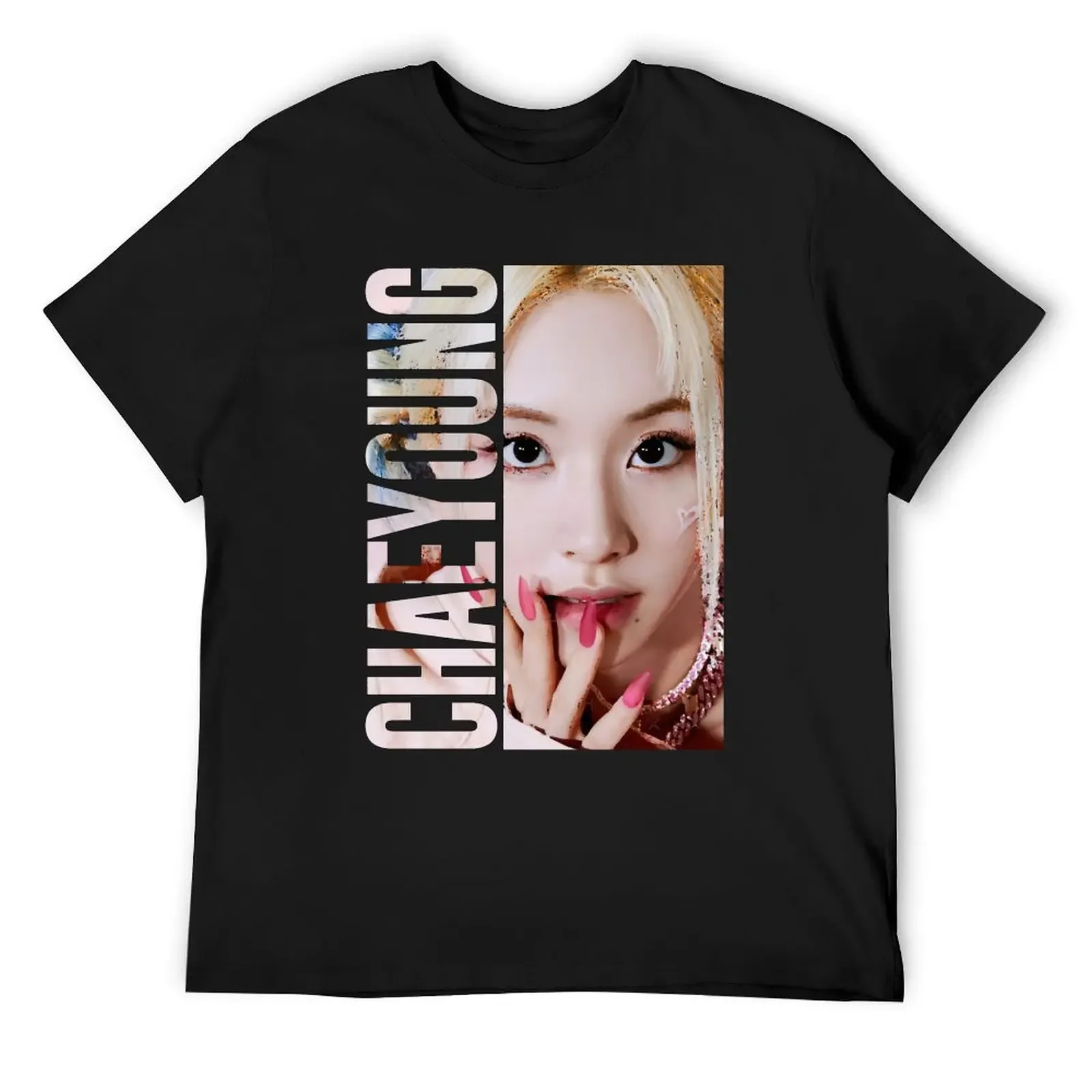 

KPOP CHAEYOUNG T-Shirt oversized cute tops customizeds mens workout shirts