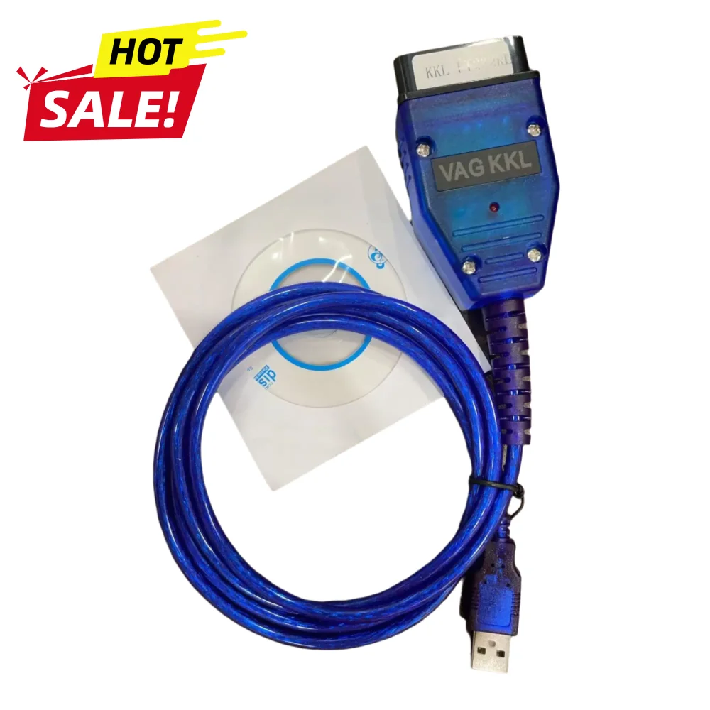 

Car Accessories Obd2 Scanner Automotive Auto Diagnostic Cable VAG KKL 409.1 USB Interface Scan Tool For VW Audi Seat