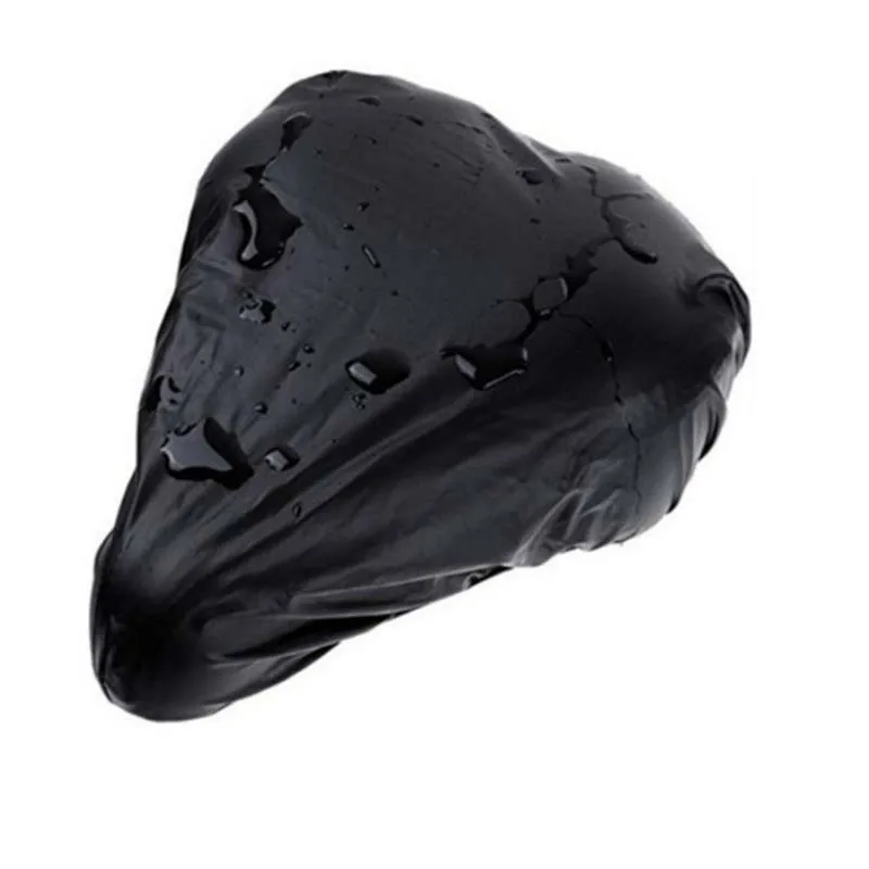 

Непромокаемый силиконовый чехол на сиденье, черный водонепроницаемый чехол на седло велосипеда, защита от дождя для велосипеда и электрического велосипеда