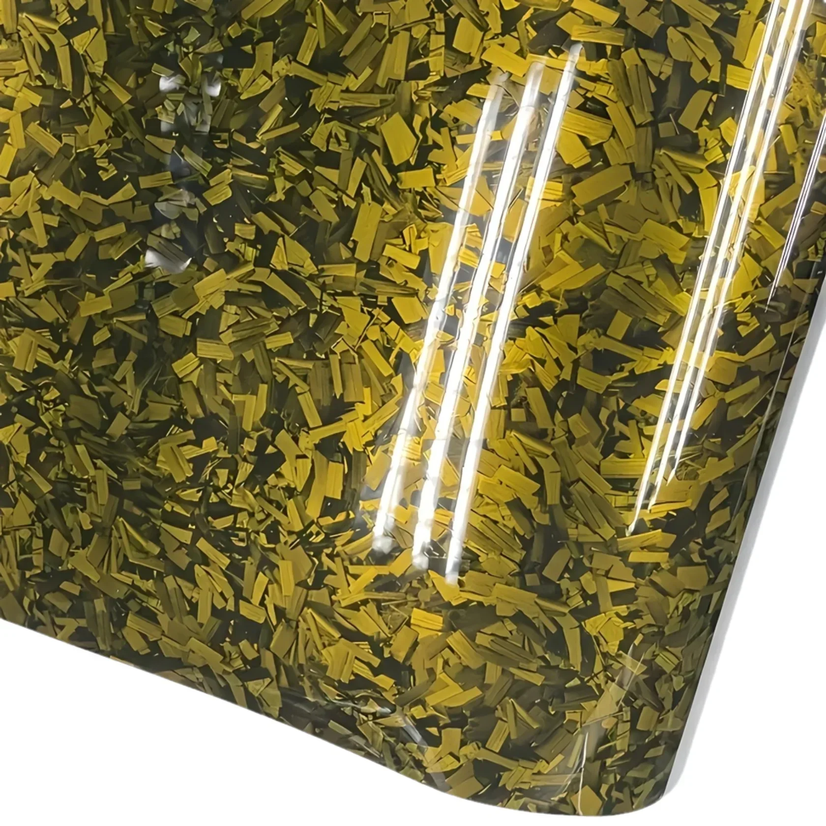 50*300cm Ultra Glossy Forged Carbon Fiber Vinyl Car Wrap Sticker Film Durable Weatherproof Sticker Easy to Install for Auto & Mo