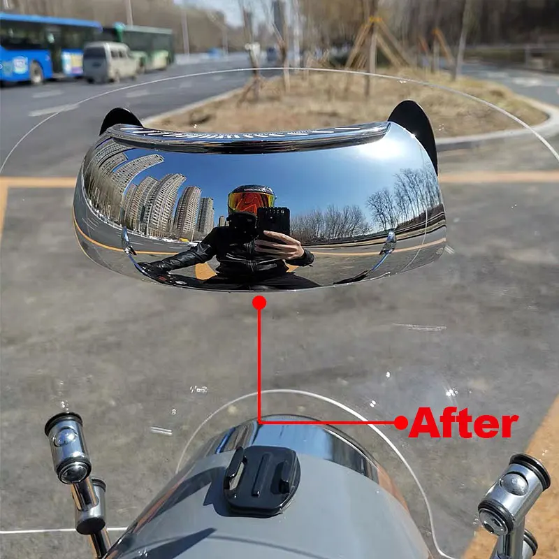 For HONDA FSC600 Silver Wing ST1100 ST1300 STX1300 SH 300I XADV CB650R Windscreen 180+ Wide Angle Rearview Mirrors Motorcycle