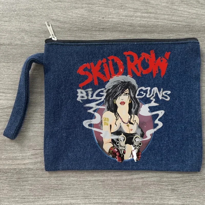 

skid row Graphics Handbag Makeup Bag Fashion Denim Cosmetics Storage Canvas Bag Environmentally Friendly Women's