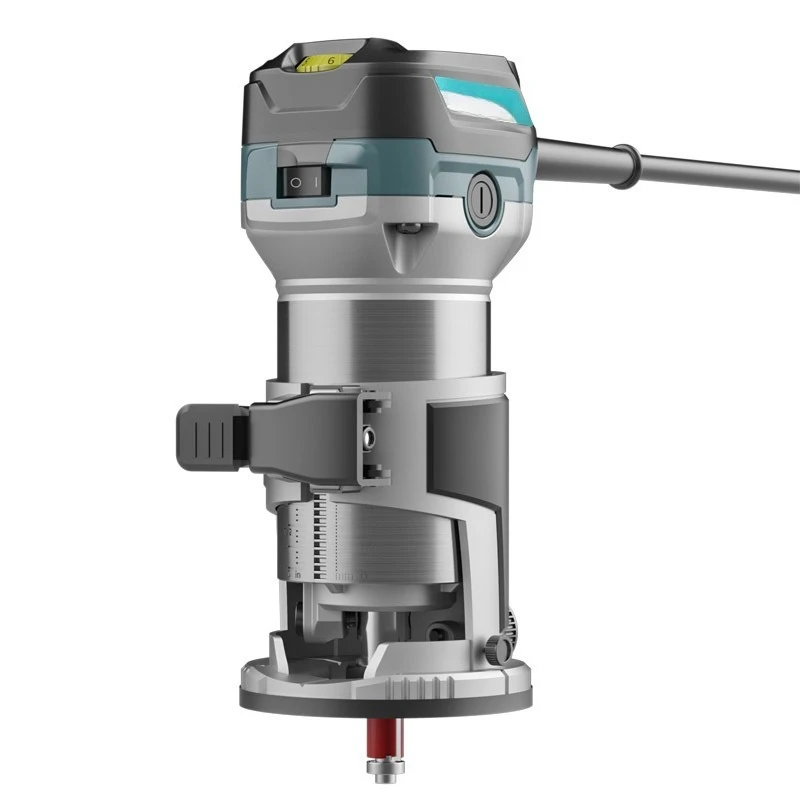 

Trimmer, woodworking slotting machine, hole woodworking decoration tool
