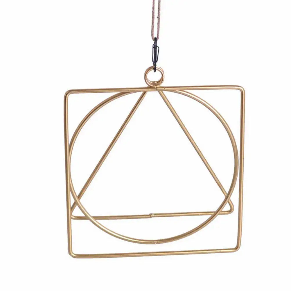 

Iron Wreath Rustic Decor Artificial Flower Garland Wall Hanging Home Wedding Party Festive Iron Door Hanging Ornament