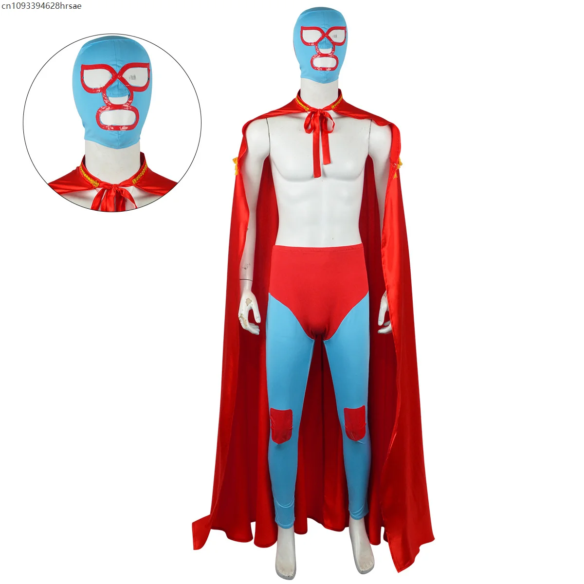 メキシコレスラーマントローブクレイジー衣装ハロウィン闘牛コスプレ衣装クリスマスイベントパーティーステージパフォーマンススーツ