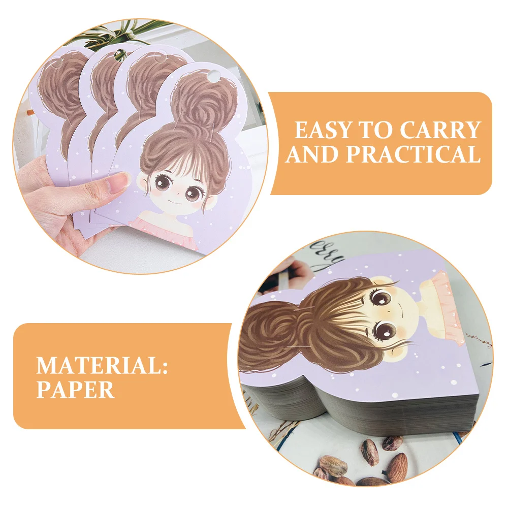 50 قطعة رباط شعر عرض من الورق المقوى حامل عقال الورق للعروض الحرفية وظائف المدرسة منظم بطاقات عرض القوس الشعر