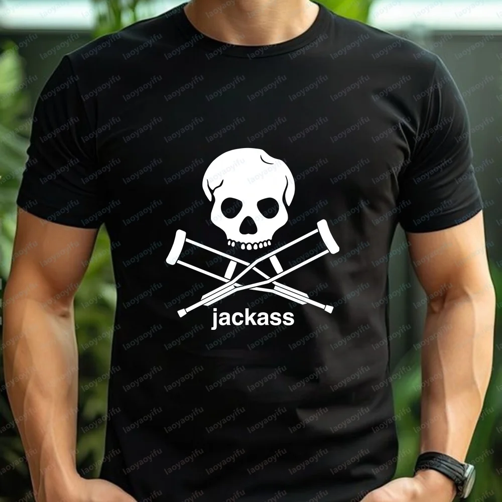 Jackass Forever - Retro Movie Korean Review Men's Clothing Summer Short-Sleeved Men's and Women's Comfortable T-Shirts