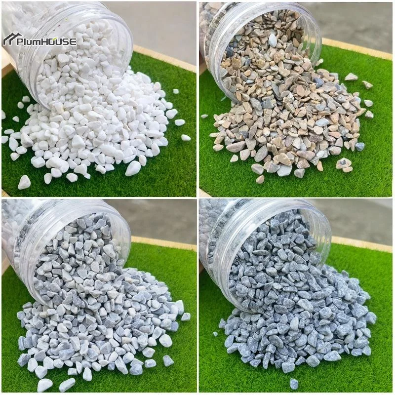 Box 100g Micro-Sized Imitation Stones for DIY Sand Table Landscape, Train Road Building