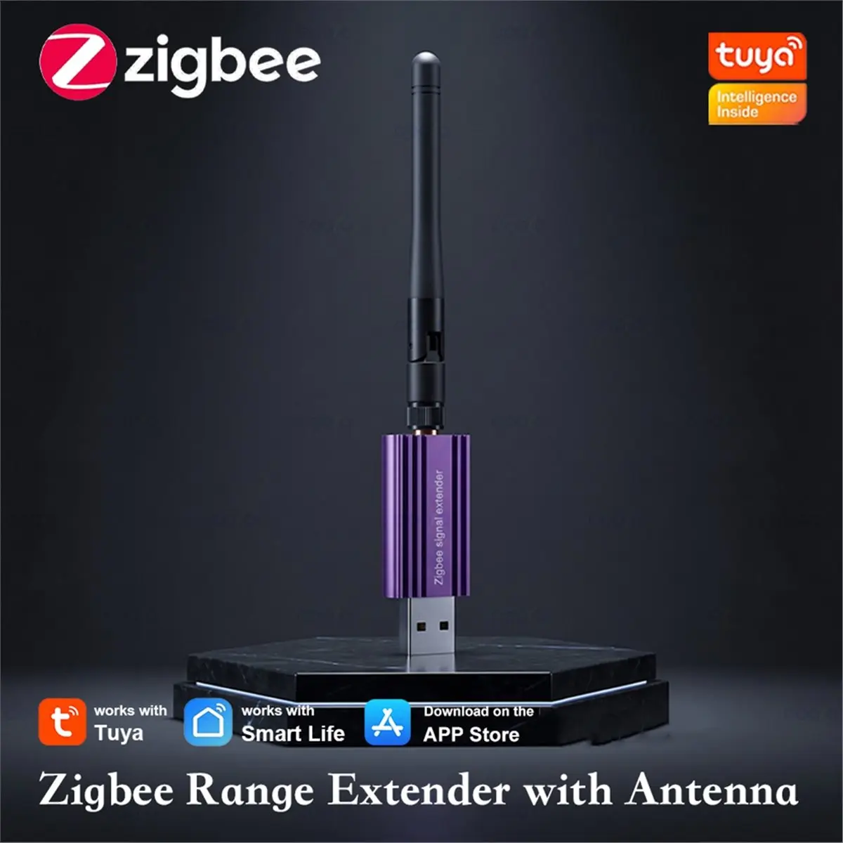 Tuya Zigbee Range Extender USB High-Gain Gateway Extend Zigbee Coverage Range Mesh Booster for Smart Life