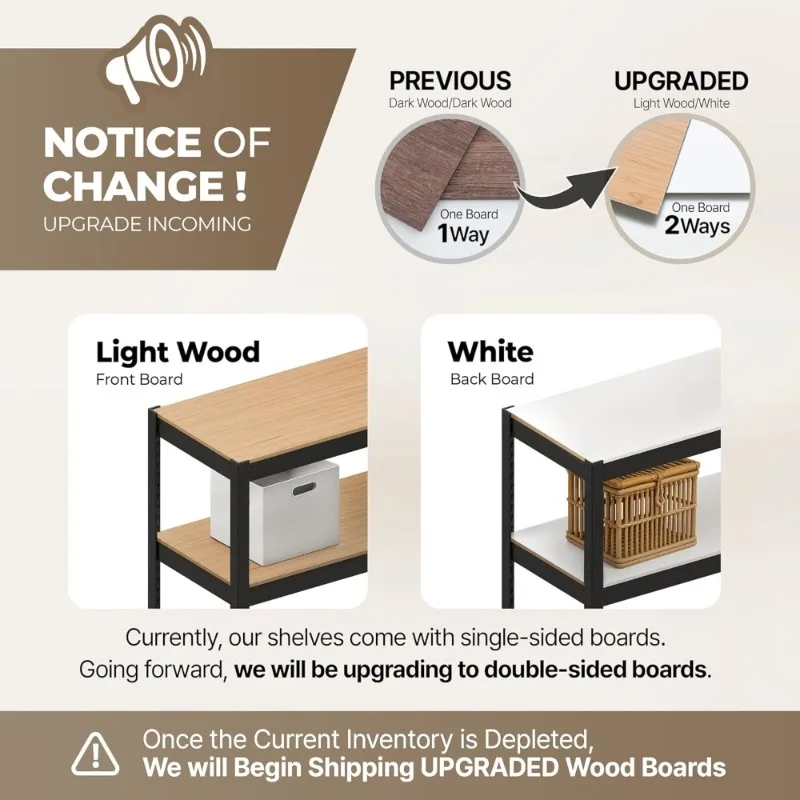 رف رف عربة دوارة معدني مكون من 5 طبقات مع عجلات منظم تخزين قابل للتعديل لمرآب المطبخ 24.4 بوصة عرض × 16.5 بوصة عمق × 62.2 بوصة #2