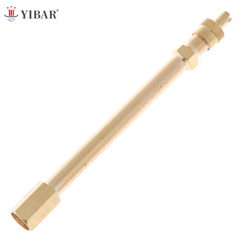 Car Auto Truck Full Brass Wheel Tire Valve Stem Extension Pole Cap Extender