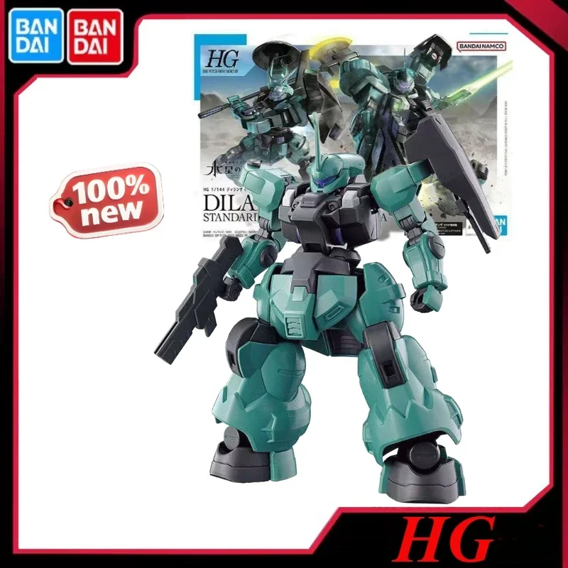 

В наличии Bandai оригинальный Gundam HG 1/144 Ведьма Меркурии Dilanza Сборка модели, коллекция праздничных подарков, украшения, украшения