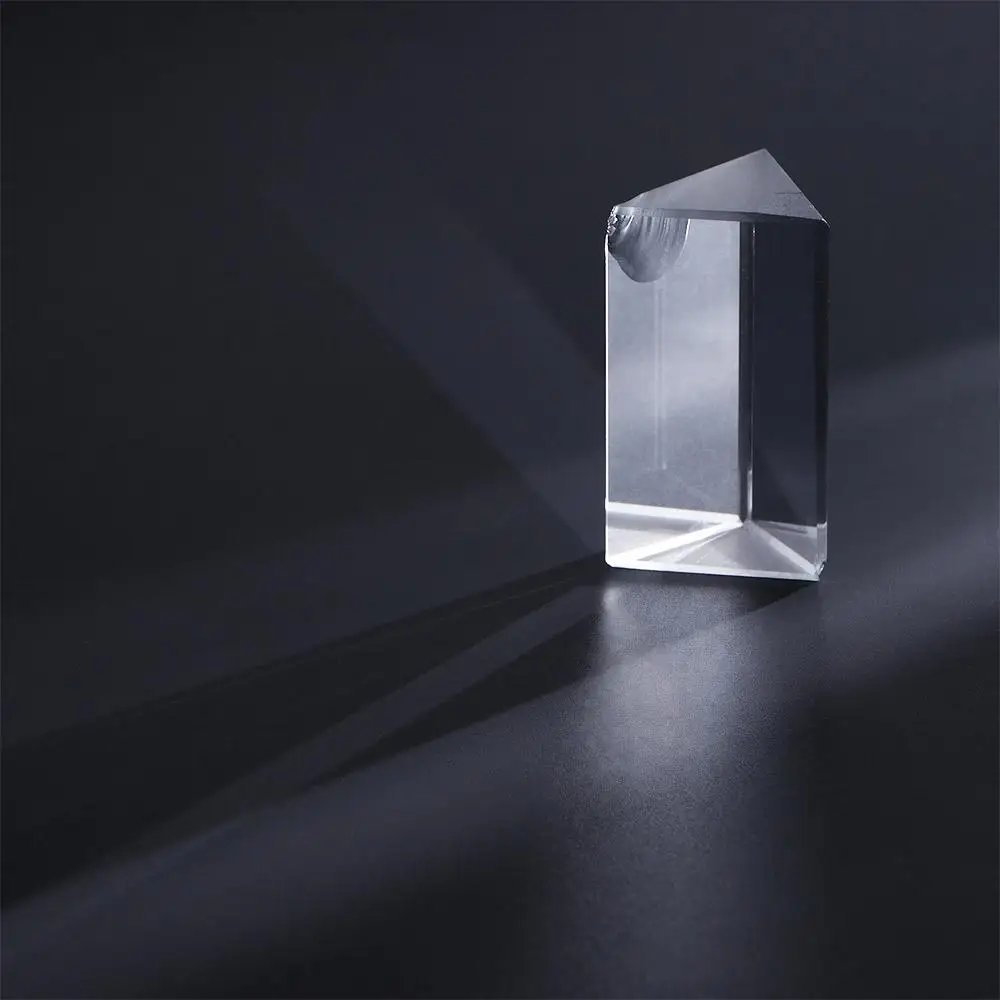 

Photographi Crystal Glass Triangular Prism Rainbow Prisma Glass Reflecting Triangular Color Prism Physics Stem Science Toys