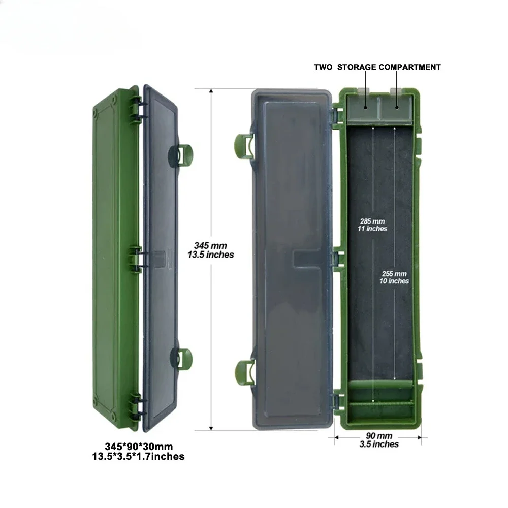 Carp Fishing Tackle Box Stiff Hair Rig Board with Pins Carp Fishing Rig Box Wallet Rig Storage Box