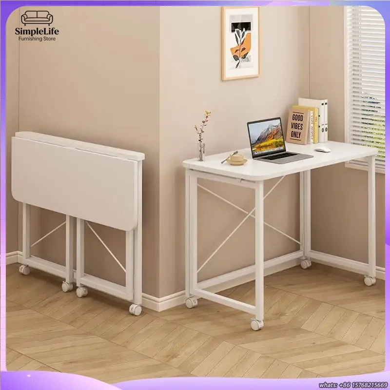 

Folding Dining Table Portable Space Saving Small Apartment Desk Bedside Modern Affordable Home Furniture Multi Use Computer