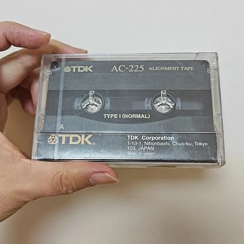 Fita de Calibração TDK AD de Primeira Classe Nova e Não Aberta, Importada do Japão, e o Suporte para Cartão de Gravador Está Calibrado