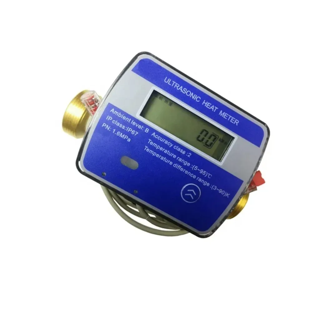 DN15 High Accuracy MBus RS485 Lora Ultrasonic Heat Flow Meter  Heat meter manufacturer MID and CE certified