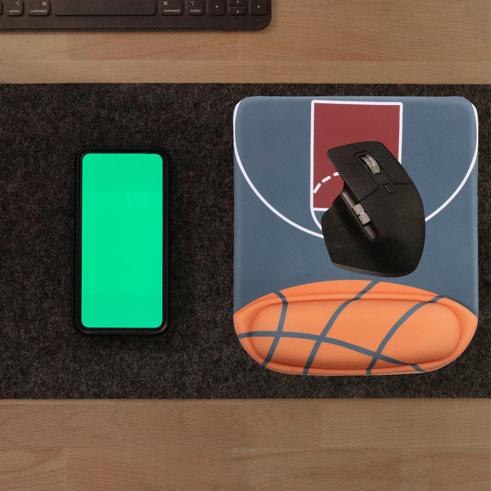 

Mouse Pad with Wrist Rest Ergonomic Design for Laptop and Desktop Computers Anti Slip Base Prevents Sliding Relieves Wrist Pain