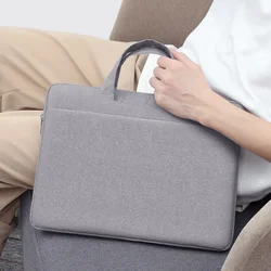 Bolsa portátil para laptop estilo empresarial, capa protetora, estojo para notebook, manga para MacBook Air 13, 15, 14 polegadas