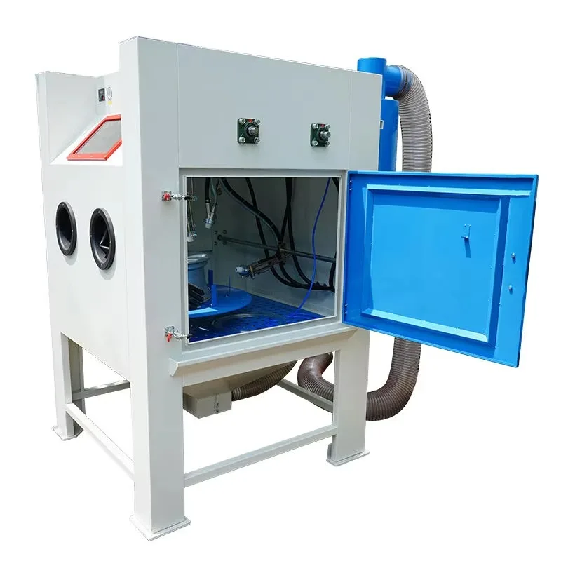 Automatic Sandblasting Machine for Alloy Wheel