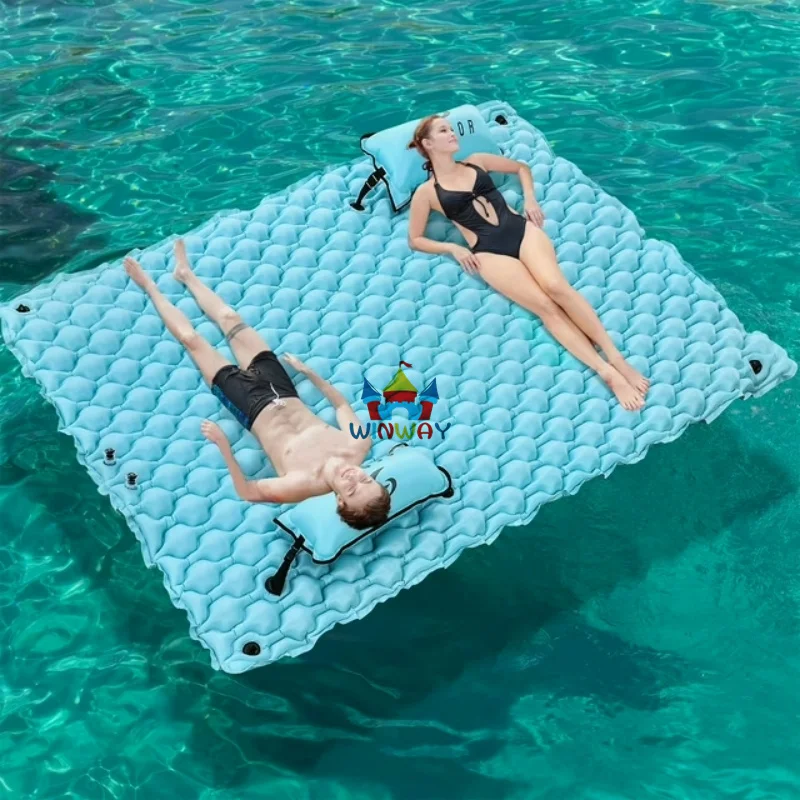 = Various specifications water cushion floating water cushion inflatable pool float mattress float adult mattress dock