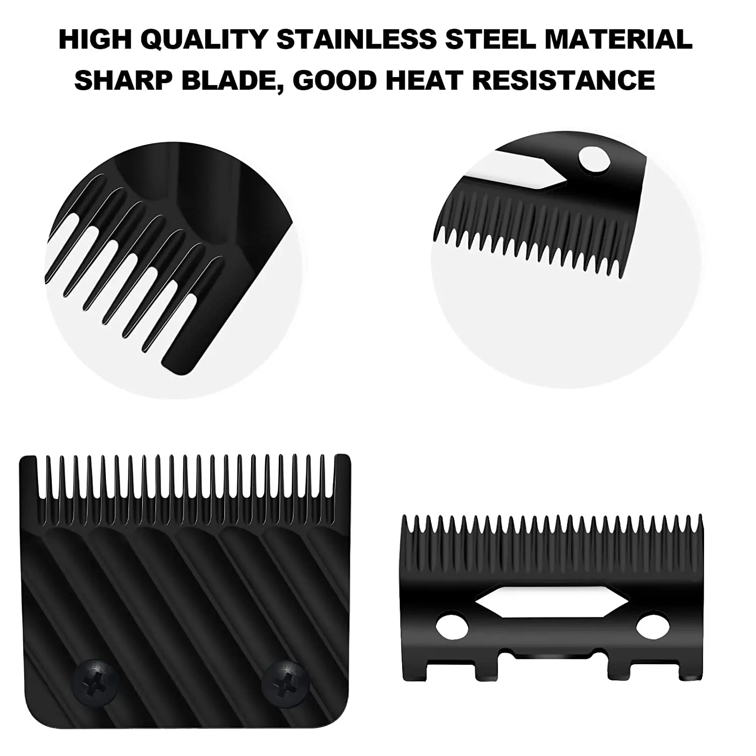 Professional Replacement Blades Compatible With BaByliss PRO Hair Clipper FX870,FXF880,FX810,FX825,FX673N