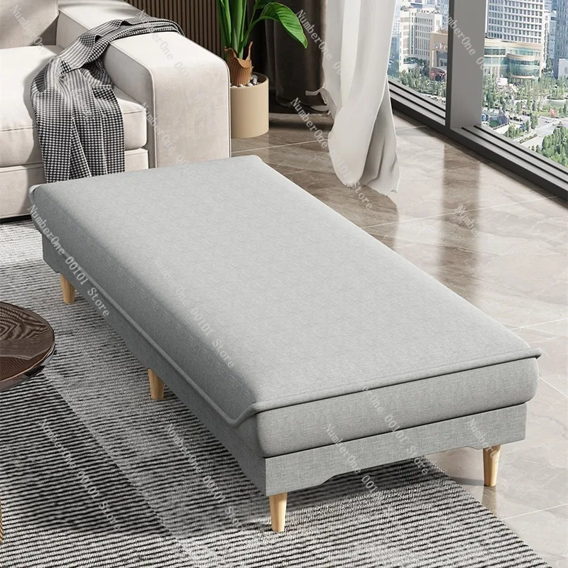 Balcony sofa bed extended wide single bed spliced lounge chair noon break couch lazy rest seat bedroom living room day bed