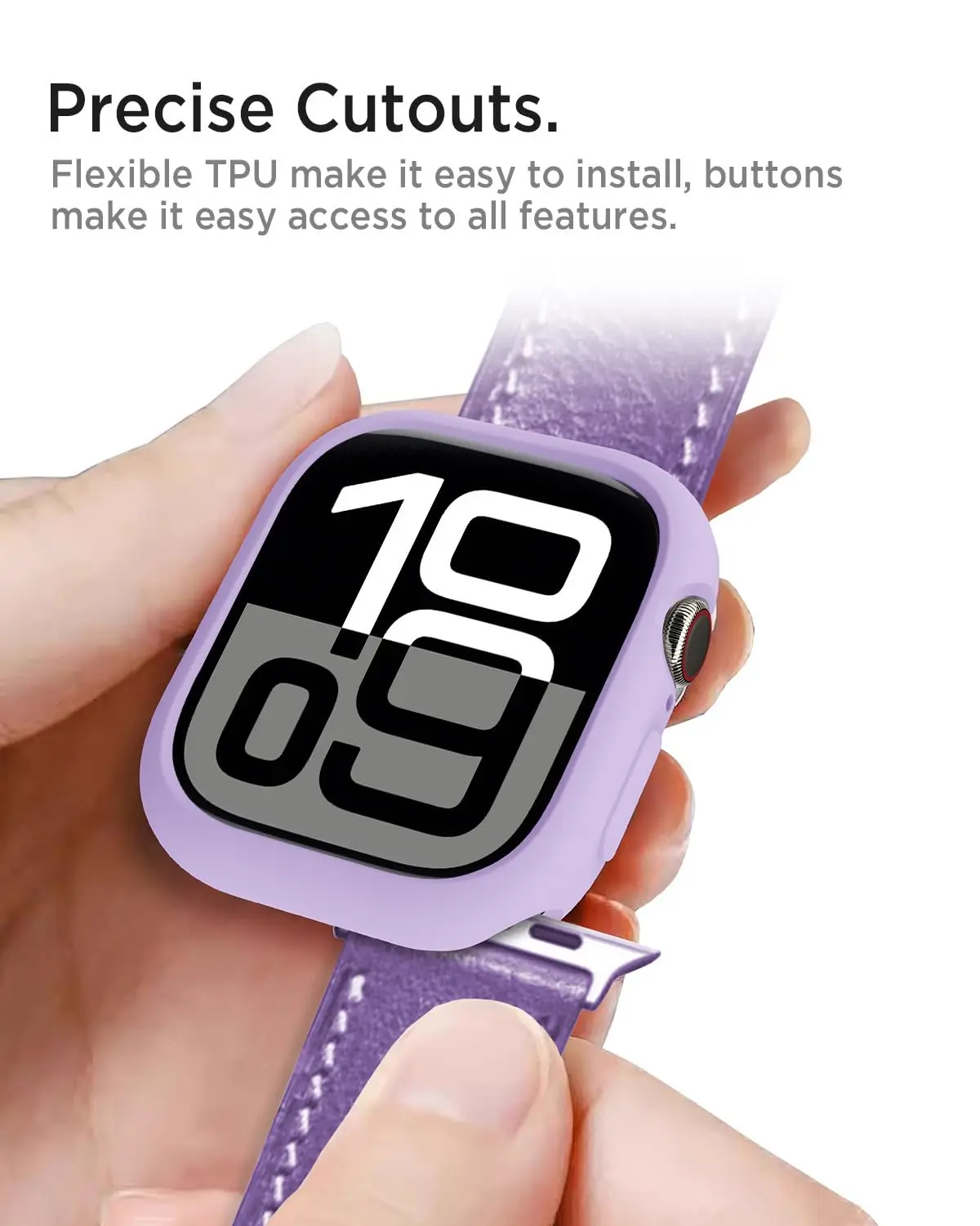 Bumper Soft Silicone Case For Apple Watch 11 10 9 8 7 6 SE 5 Anti-drop Cover For iwatch Series 41mm 42mm 46mm 38 40mm 44mm 45mm