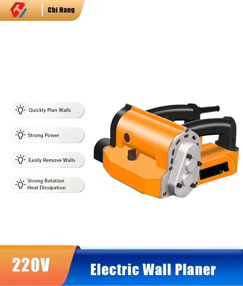 

Electric Wall Planer Slotting Machine 220V 2000W Wall Polishing Slotting Machine Concrete Planer Wall Shoveling Machine