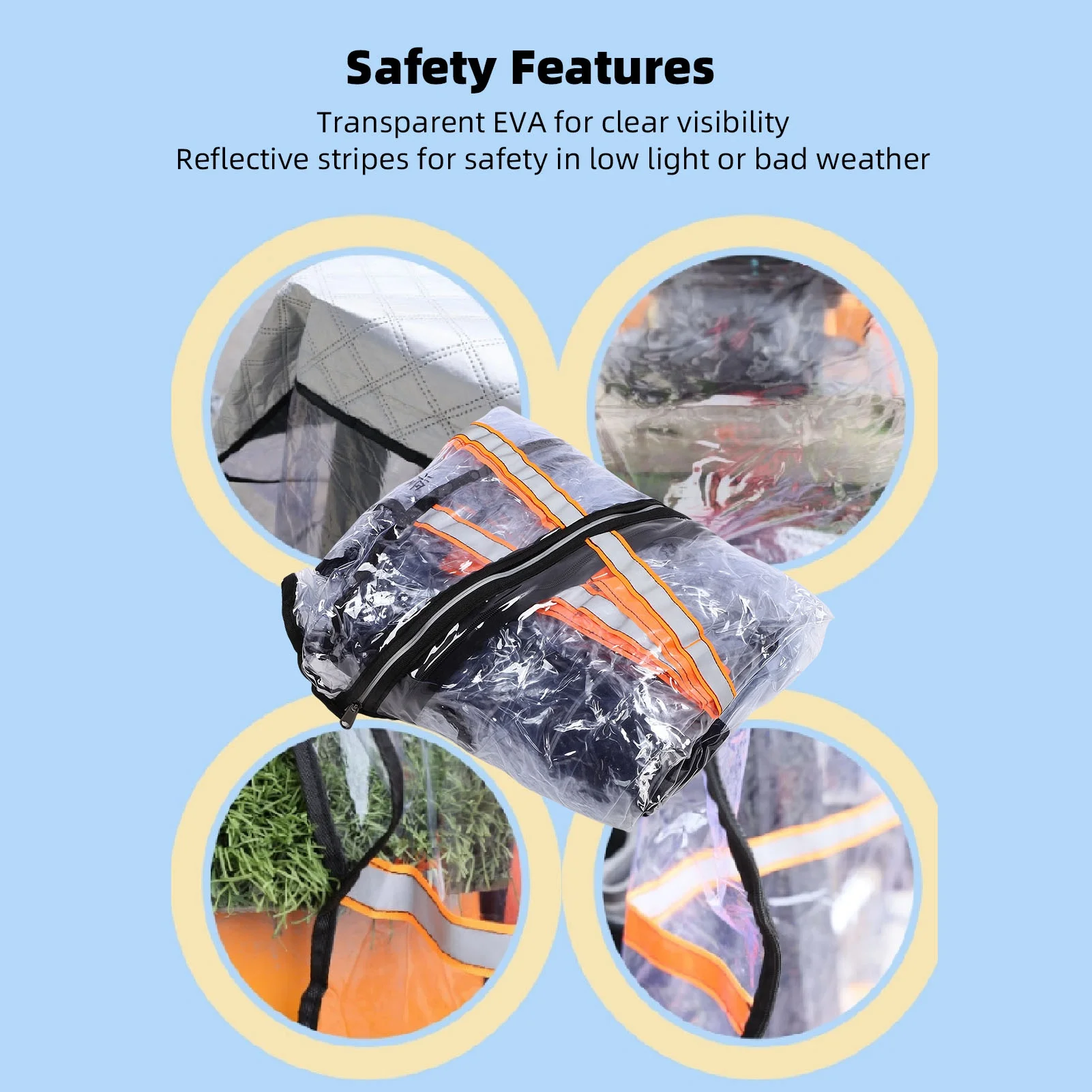 

Водонепроницаемый чехол для вилочного погрузчика, защита от дождя, грузоподъемность 6000 фунтов, универсальный прозрачный чехол из ЭВА для любой погоды