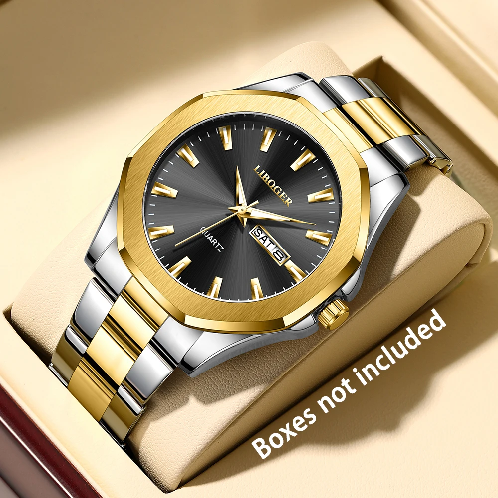 1Pc Fashionable Men's Quartz Watch, Round Dial, Suitable For Formal And Casual Occasions, Luxurious Business Watch