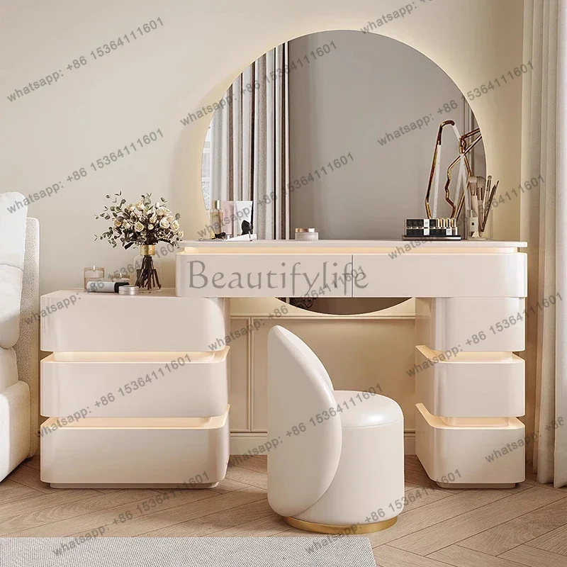 FG Modern Nordic Vanity Table Elegant Premium Trendy Classic Vanity Table Organized Chic Meuble Chambre Bedroom Furniture